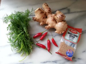 Pickling ingredients