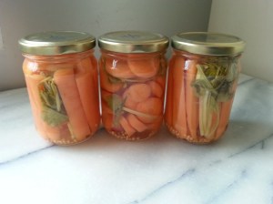 Pickled carrots